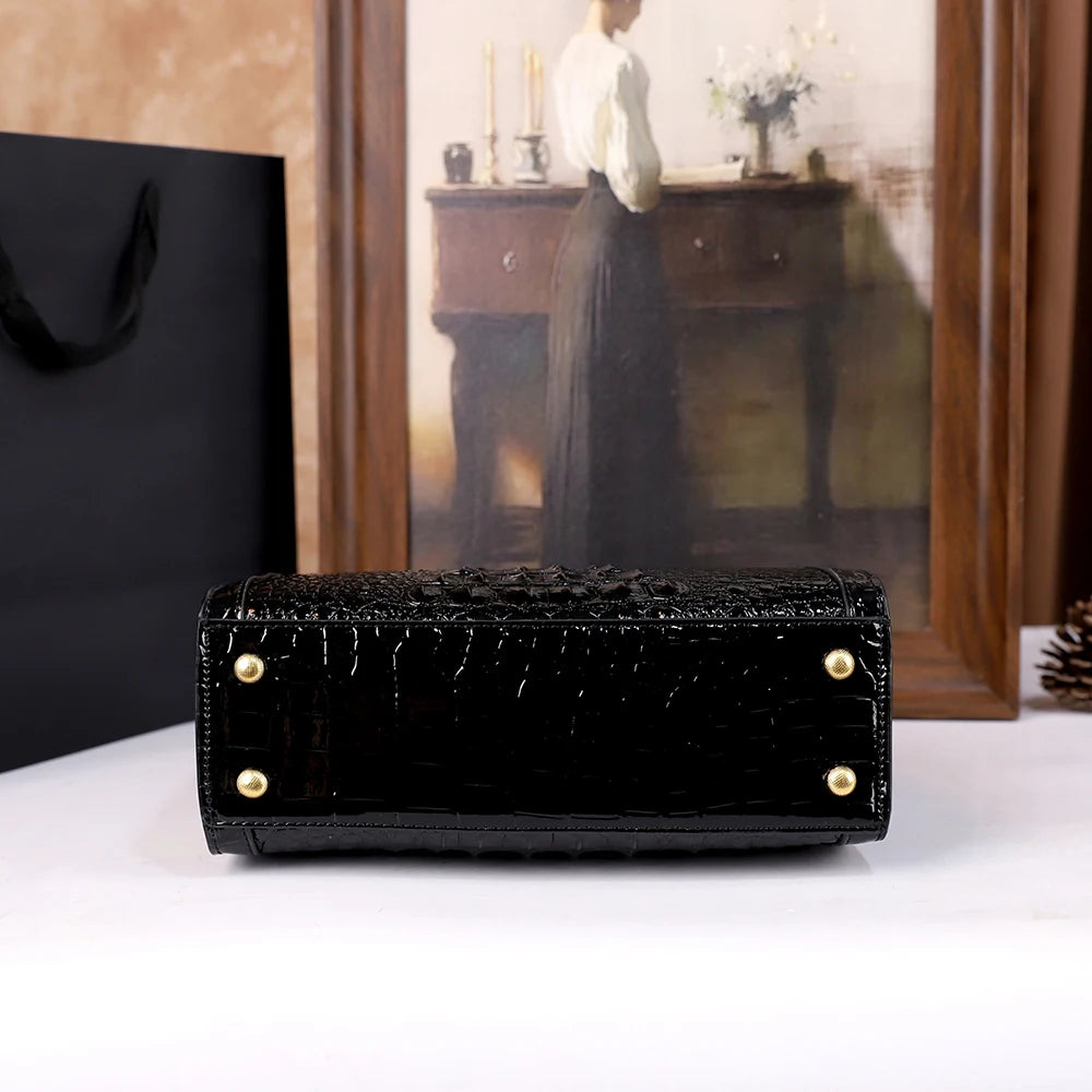 Vintage Crocodile Tote Bag