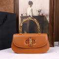 The 2025 new bamboo joint hand-held saddle bag is a versatile and high-end small single-shoulder crossbody bag for women